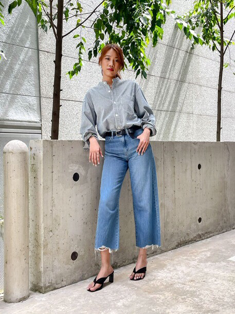 Wide leg jeans sales uniqlo