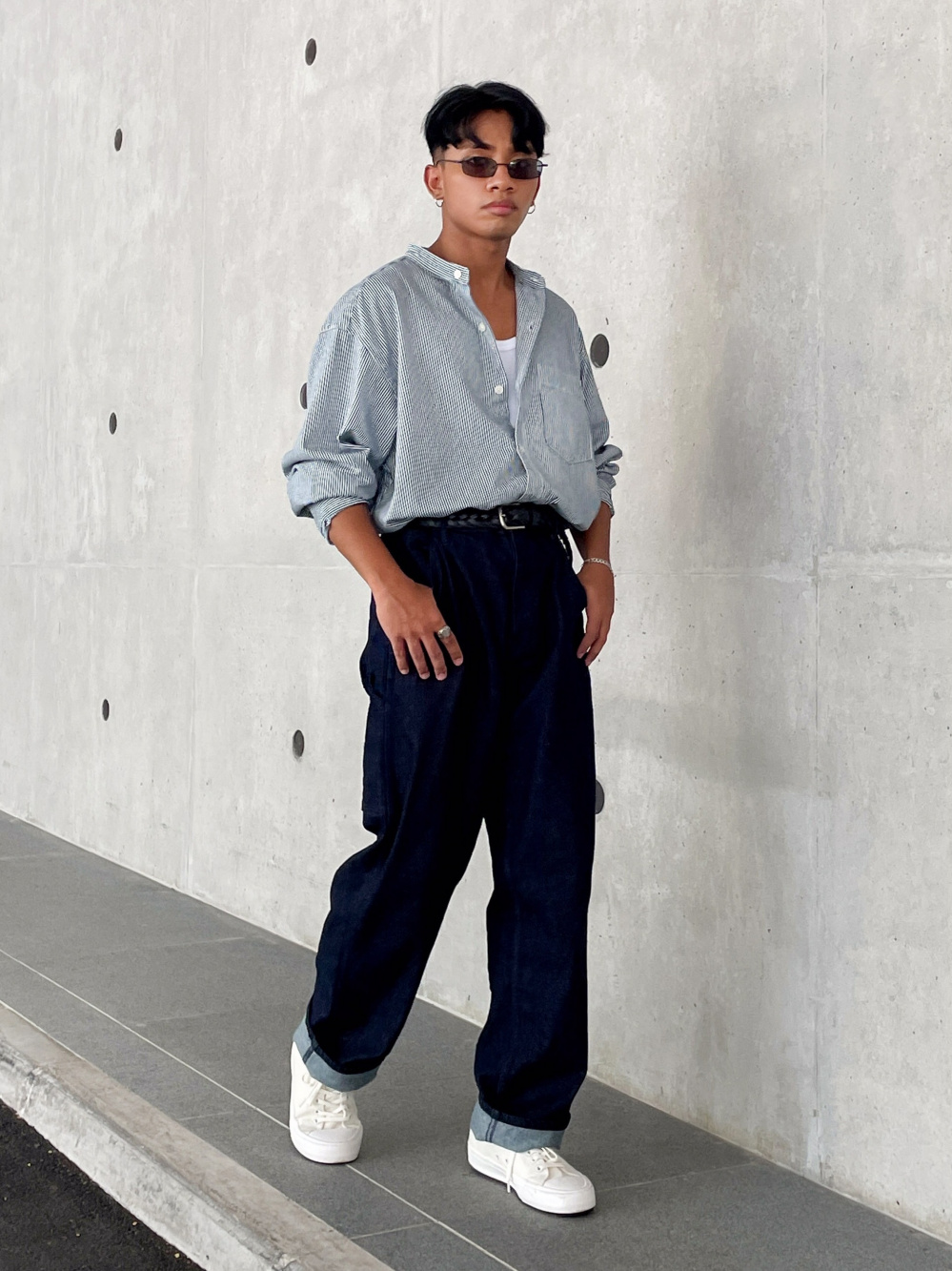 Check styling ideas for「Wide Fit Jeans」