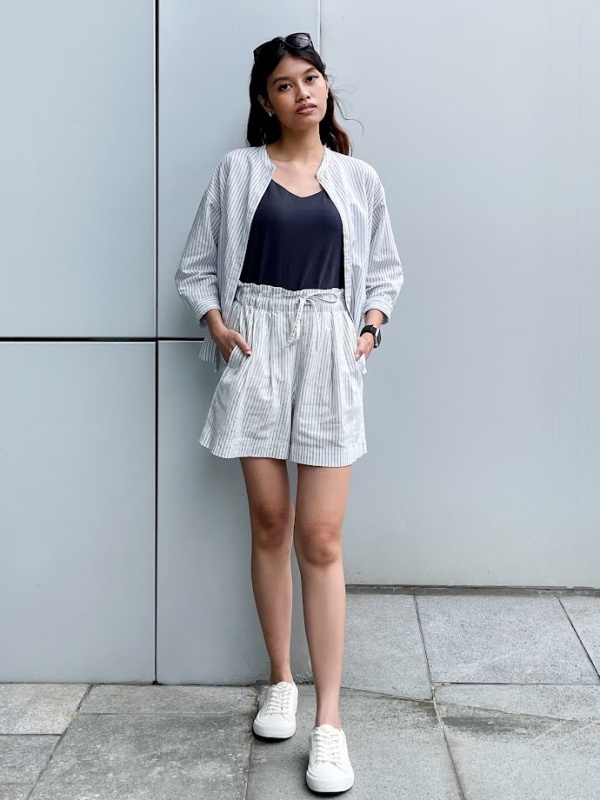 Uniqlo cheap linen shorts