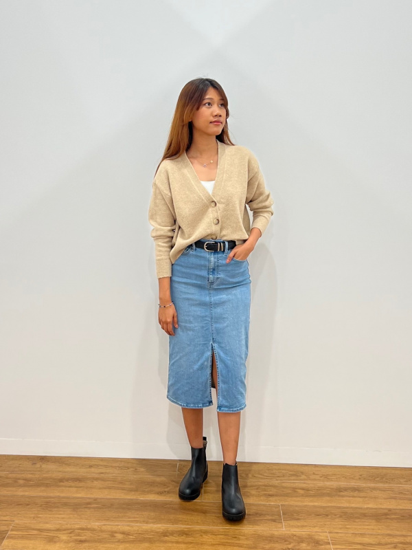 WOMEN S DENIM NARROW SKIRT UNIQLO SG