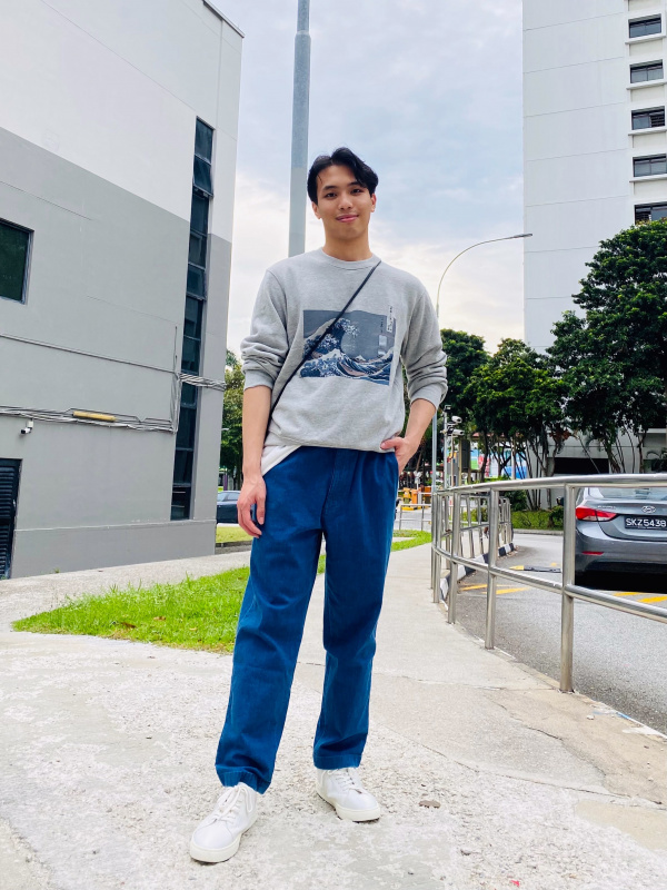 UNIQLO COTTON RELAXED ANKLE PANTS