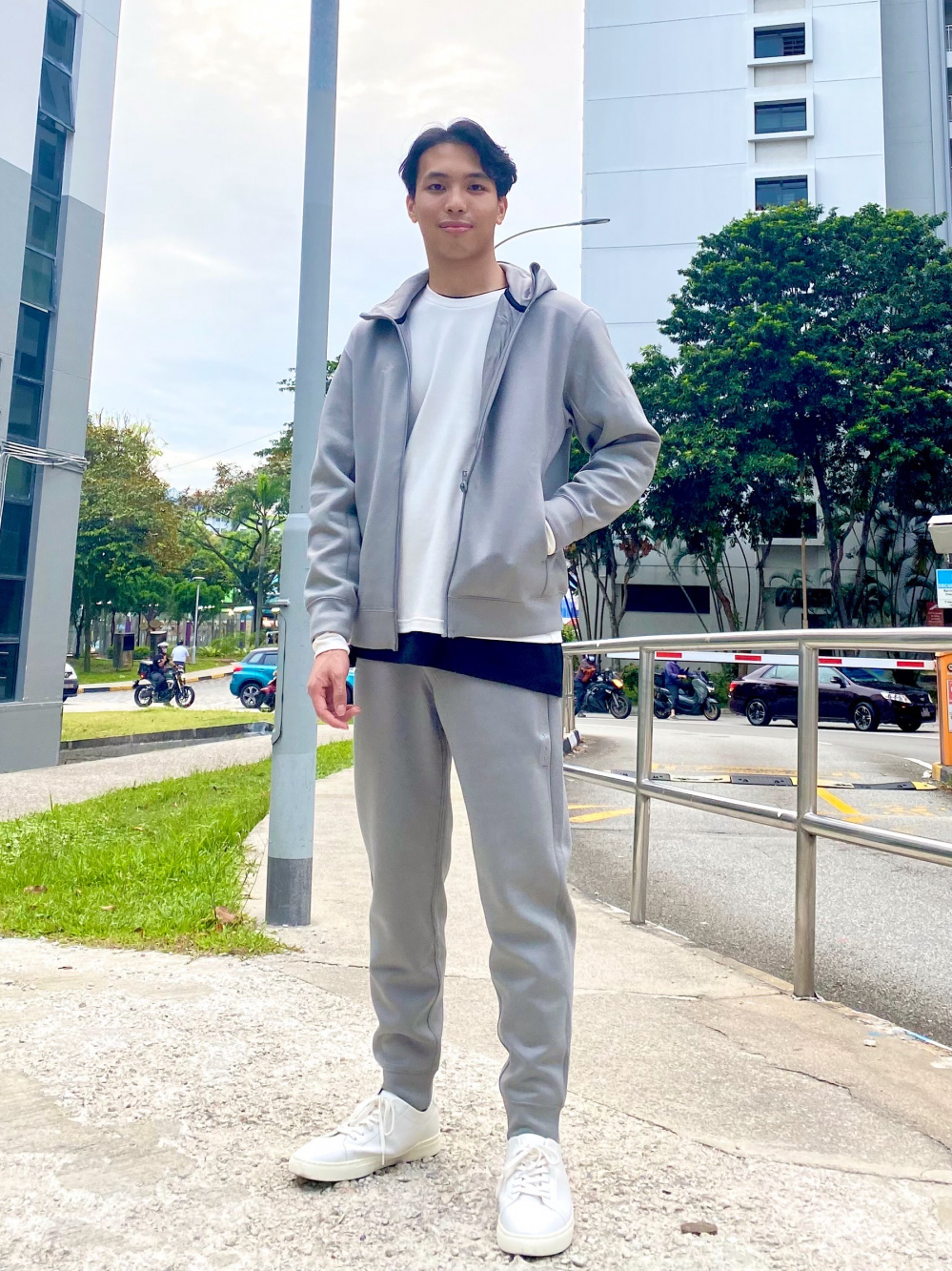 Check styling ideas for「Stretch Dry Sweat Pants、Ultra Stretch