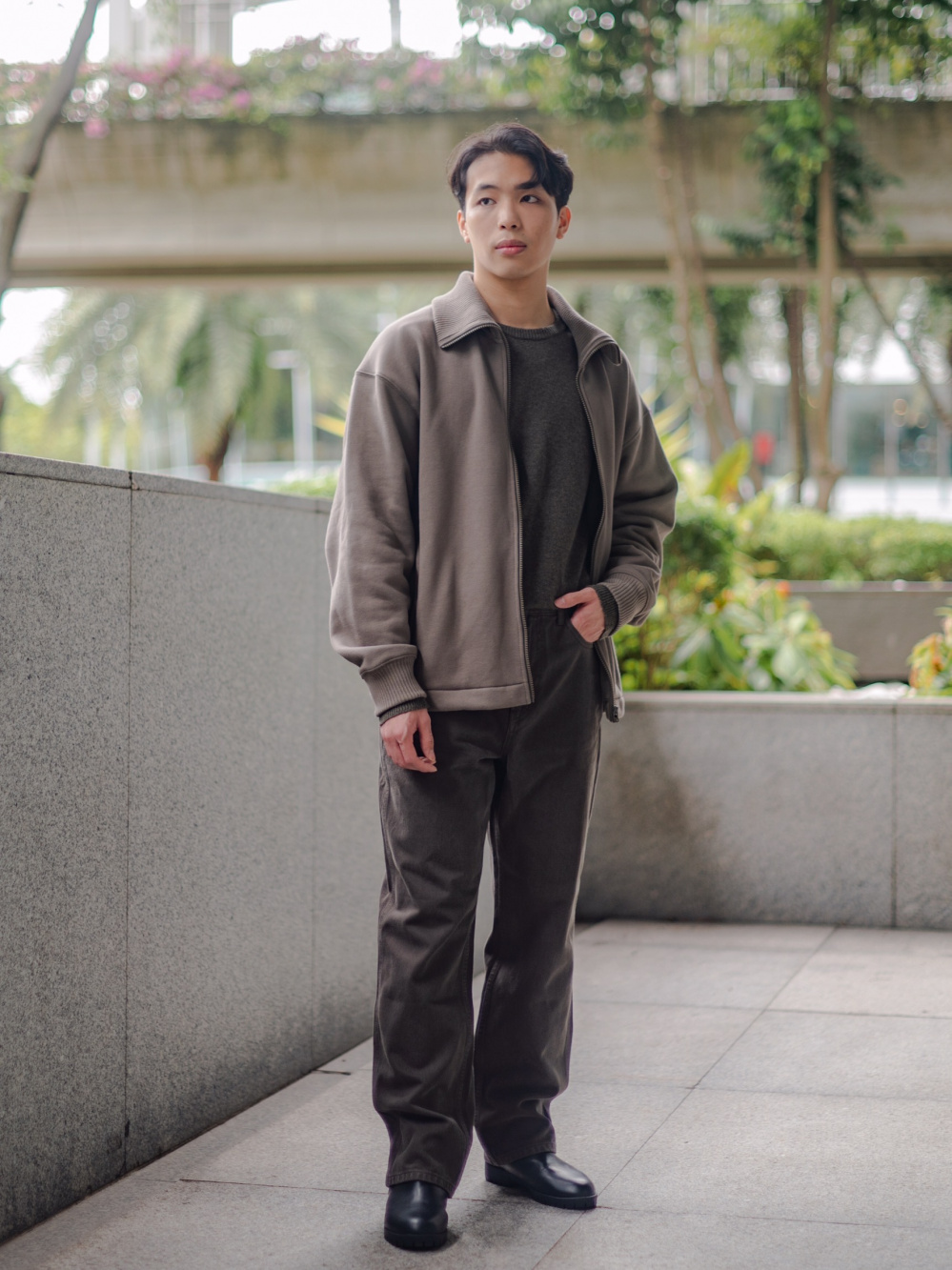 UNIQLO MEN PILE LINED SWEATPANTS