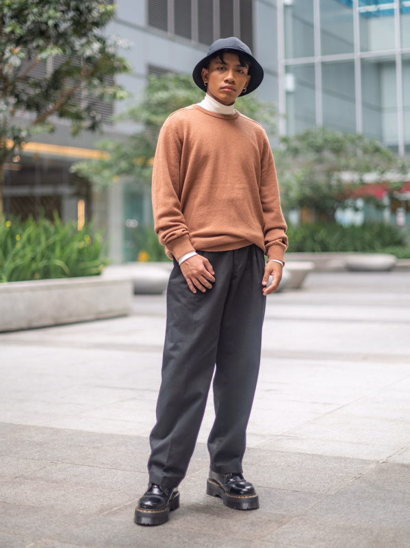 An outfit using Uniqlo U Hooded Zip Up Blouson and MEN Uniqlo U