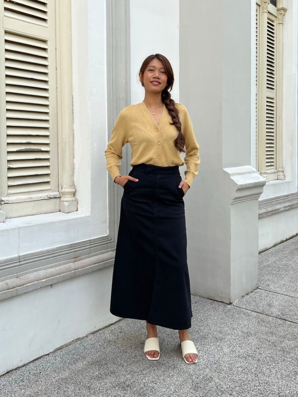 Maternity pencil shop skirt uniqlo