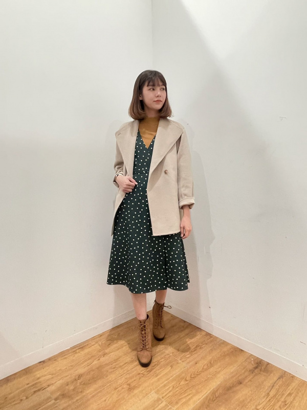 double face short coat uniqlo