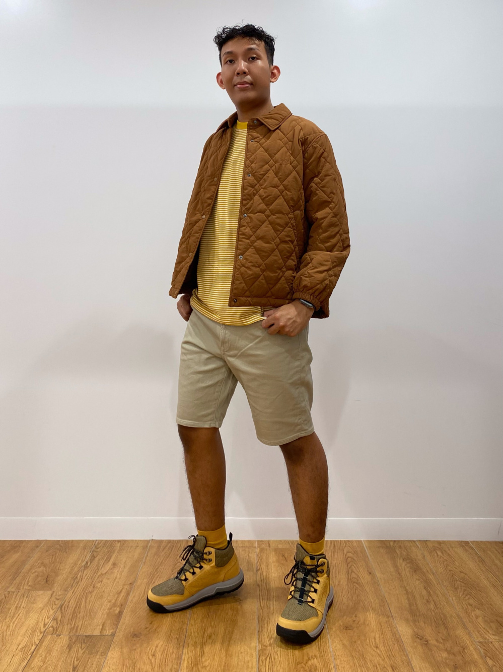 Uniqlo jw anderson store quilted jacket