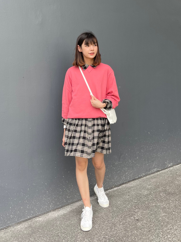 Uniqlo hotsell plaid dress