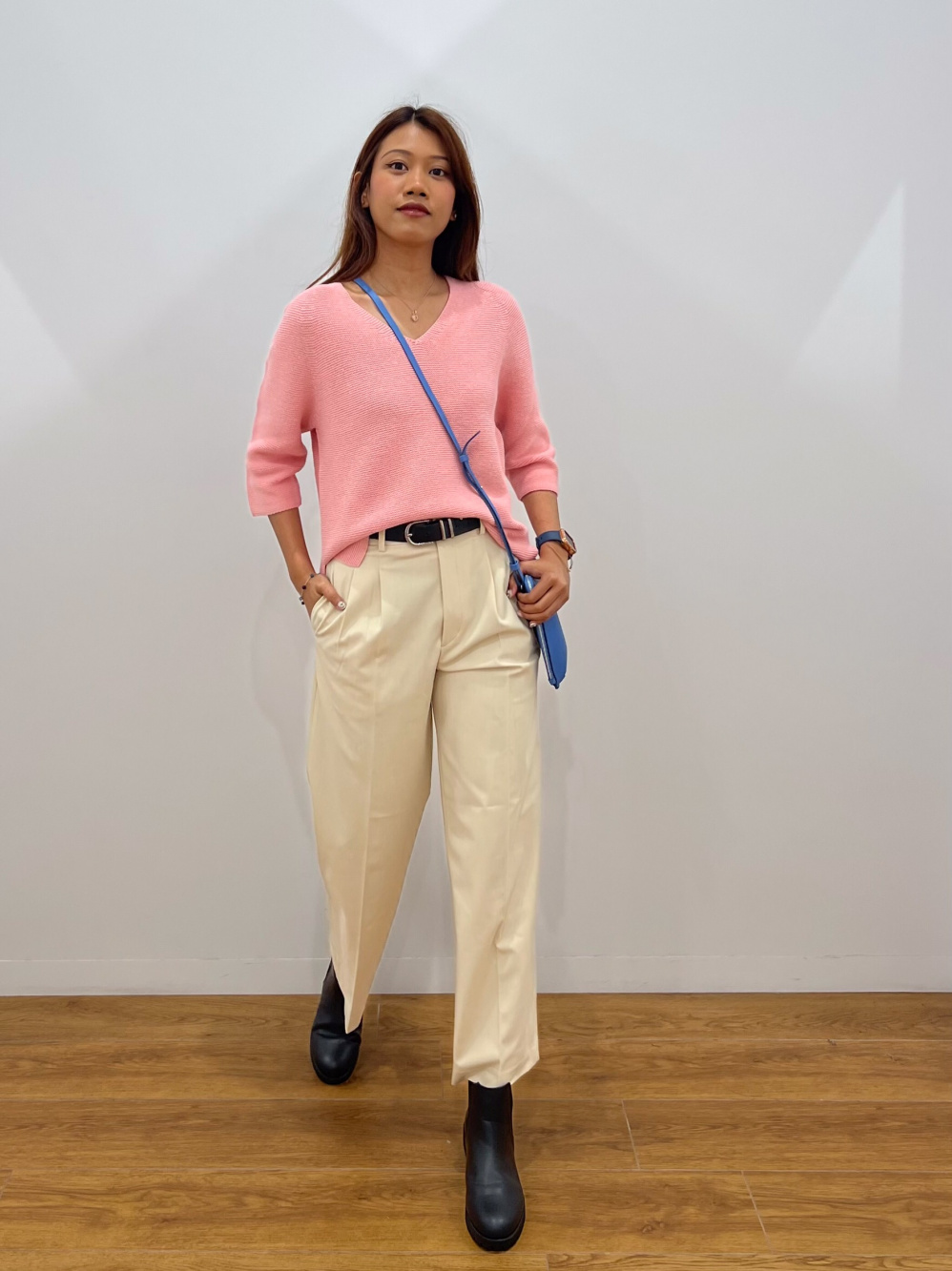 Check styling ideas for「SMART ANKLE PANTS CHECKED」