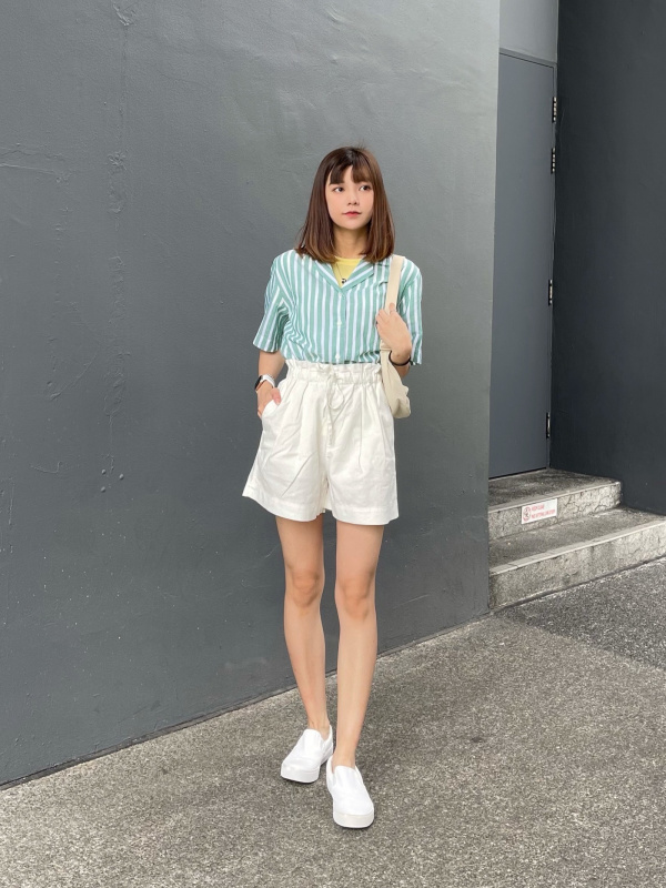 Uniqlo cheap linen shorts