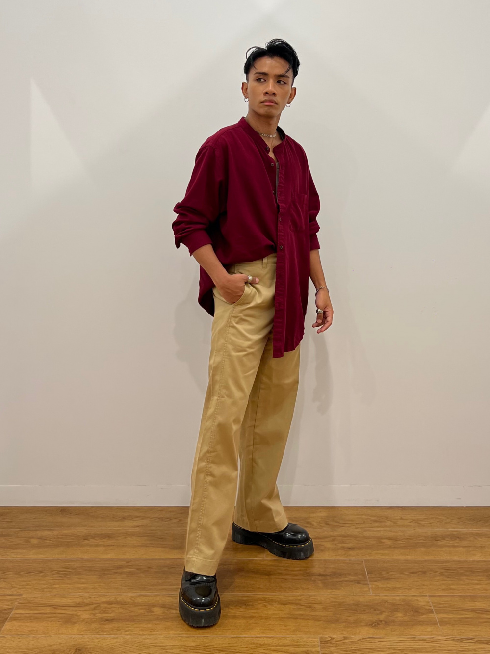 Check styling ideas for「Cotton Baggy Pants」