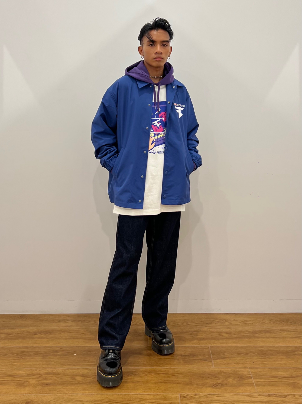 Check styling ideas for「HYPEBEAST COMMUNITY CENTER Coach Jacket ...