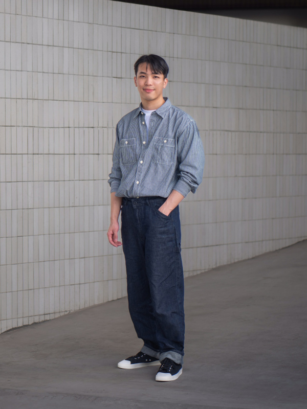 MEN'S DENIM WORK PANTS (COTTON LINEN)