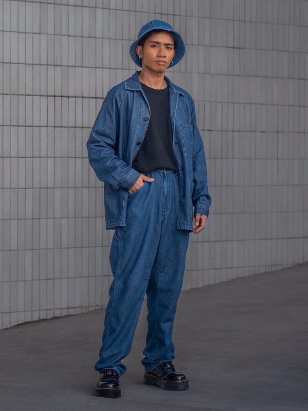 Uniqlo oversized denim store jacket