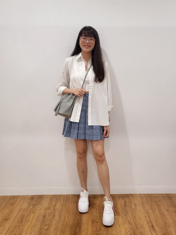 Plaid hotsell skirt uniqlo