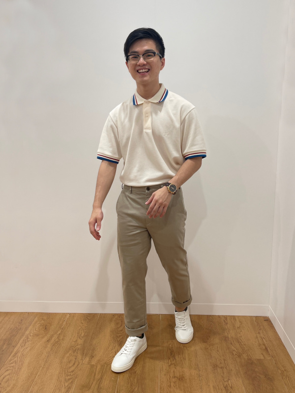MEN'S JWA DRY PIQUE PATTERNED POLO SHIRT | UNIQLO SG