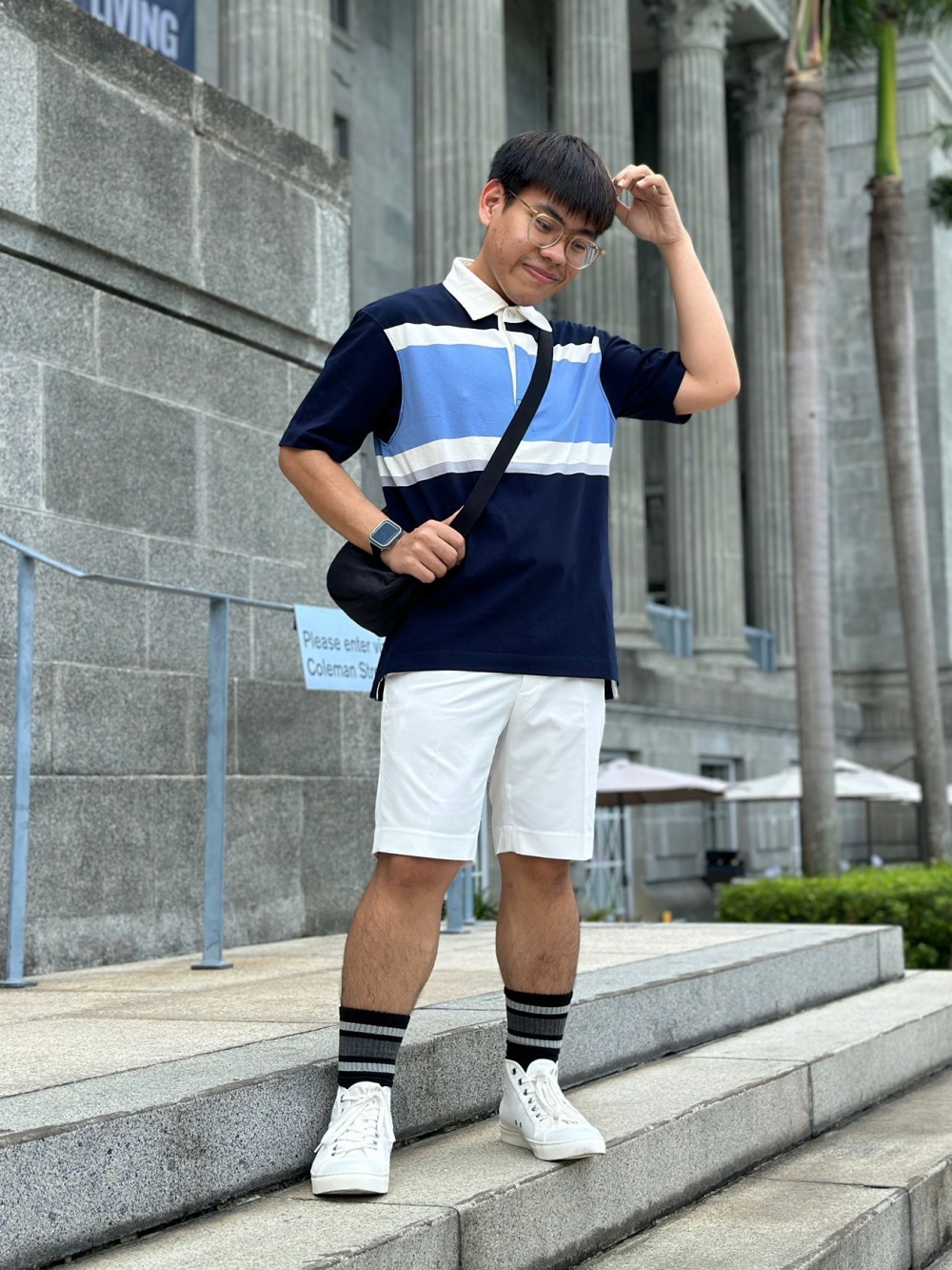 Shorts and polo outlet outfit