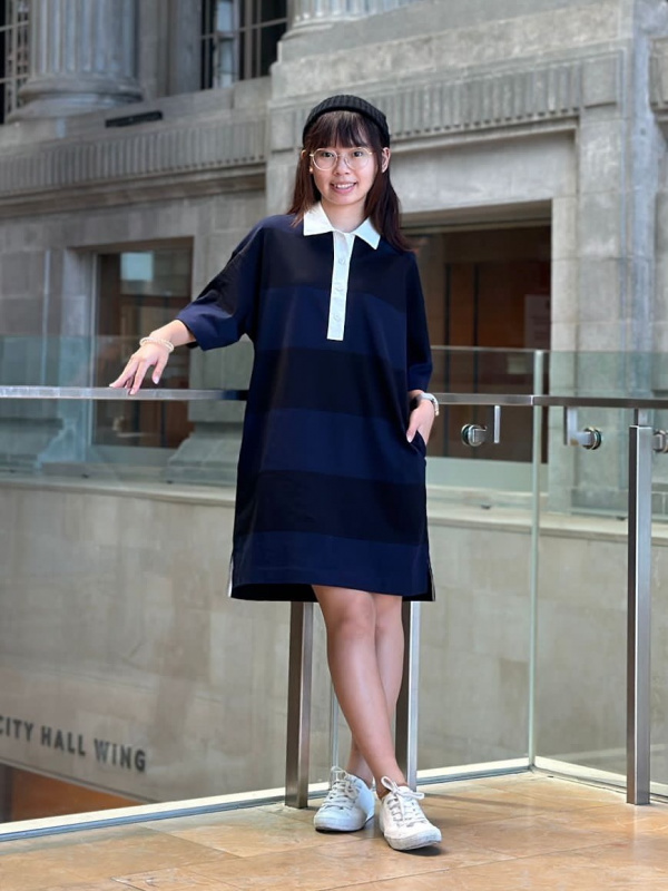 Uniqlo 2024 striped dress