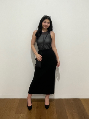 Women's Mame Kurogouchi Mame Kurogouchi Sheer Sleeveless Top