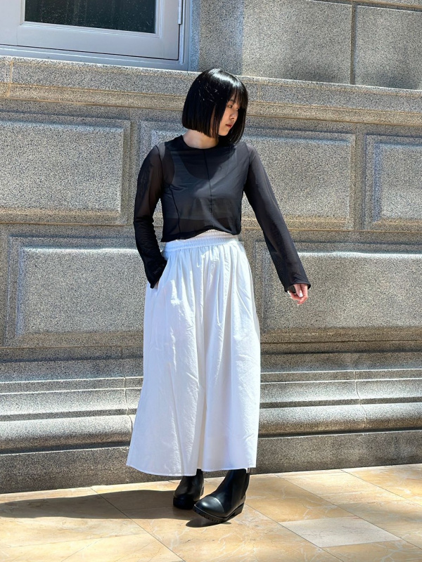 WOMEN'S SHIRRING SKIRT | UNIQLO SG