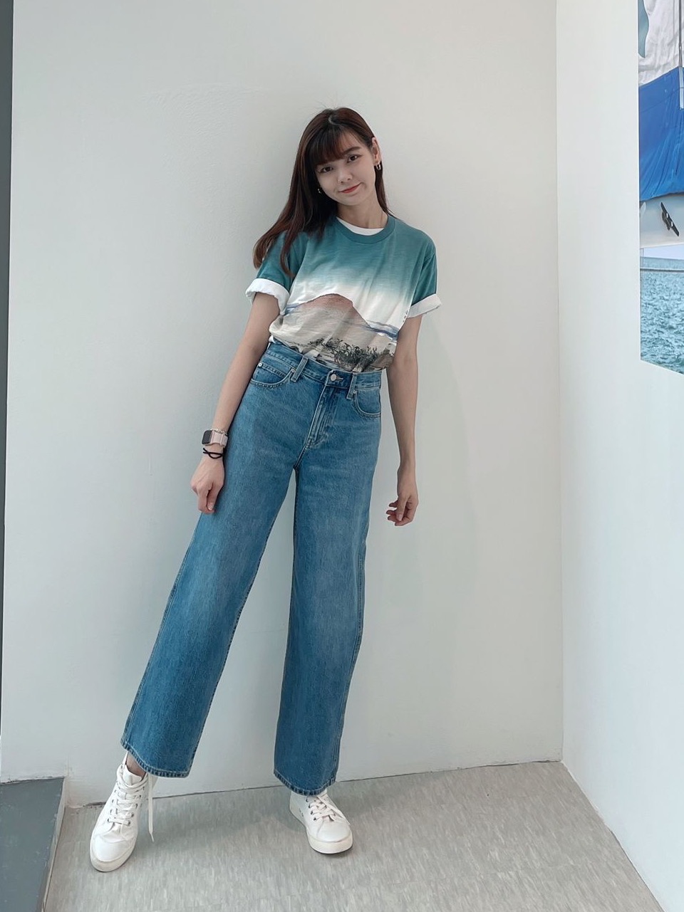 Check styling ideas for「SUPIMA COTTON CREW NECK SHORT SLEEVE T