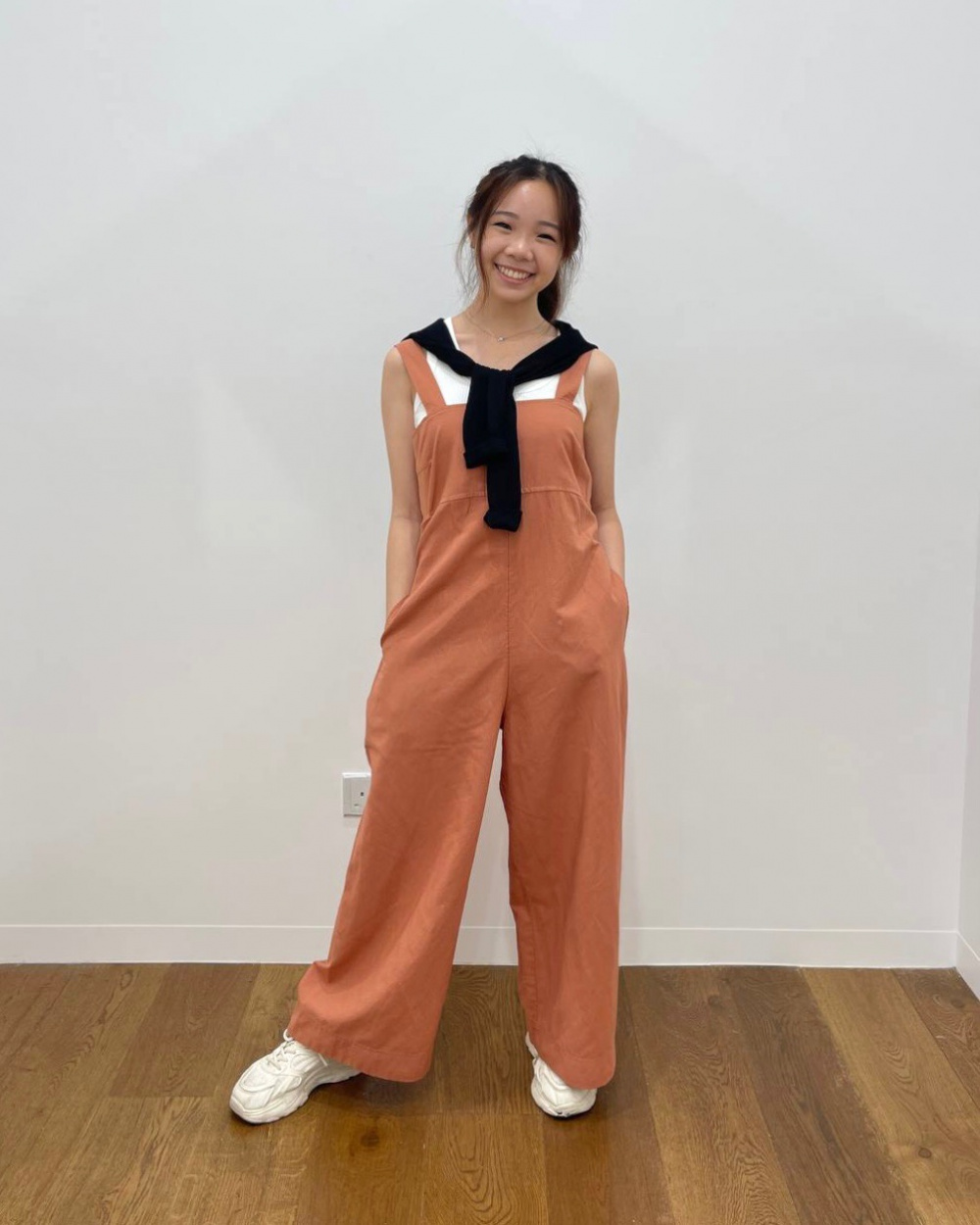 Check styling ideas for「Linen Blend Jumpsuit」