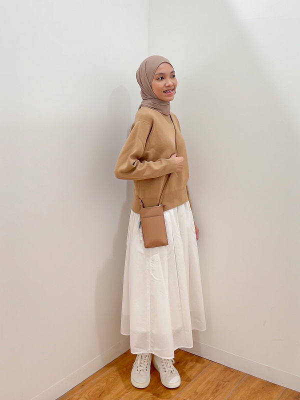 WOMEN'S SHIRRING SKIRT | UNIQLO SG