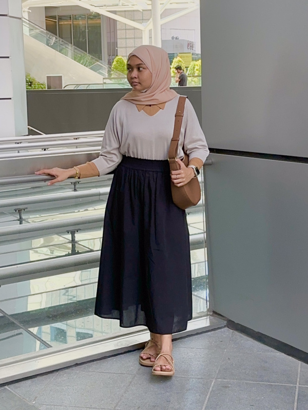 WOMEN'S SHIRRING SKIRT | UNIQLO SG