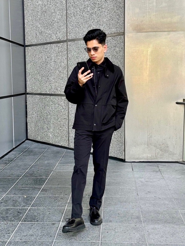 ジャケット・アウター CURLY CRUST SHORT BLOUSON size3 Black UTILITY SHORT BLOUSON | UNIQLO SG