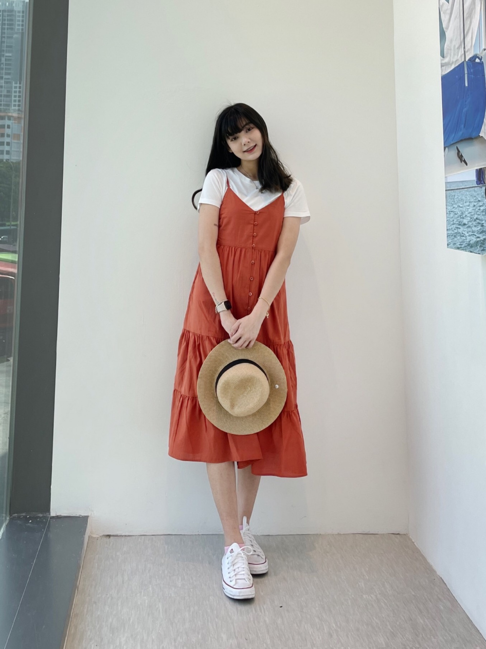 Uniqlo 2025 tiered dress