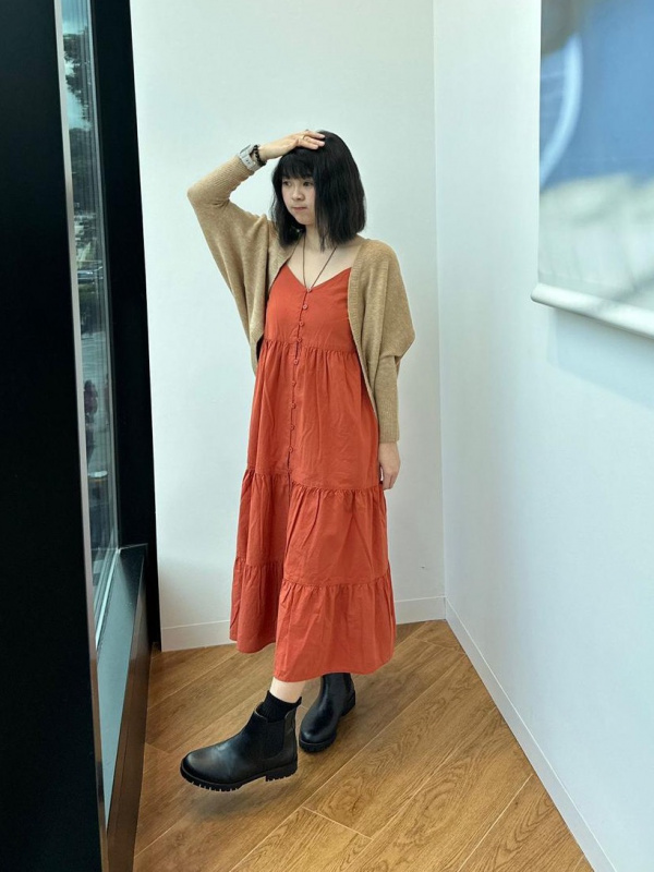uniqlo cotton tiered camisole dress An outfit using Cotton Tiered Camisole Dress｜UNIQLO SG