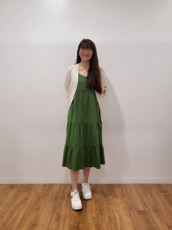 WOMEN S COTTON TIERED CAMISOLE DRESS UNIQLO SG