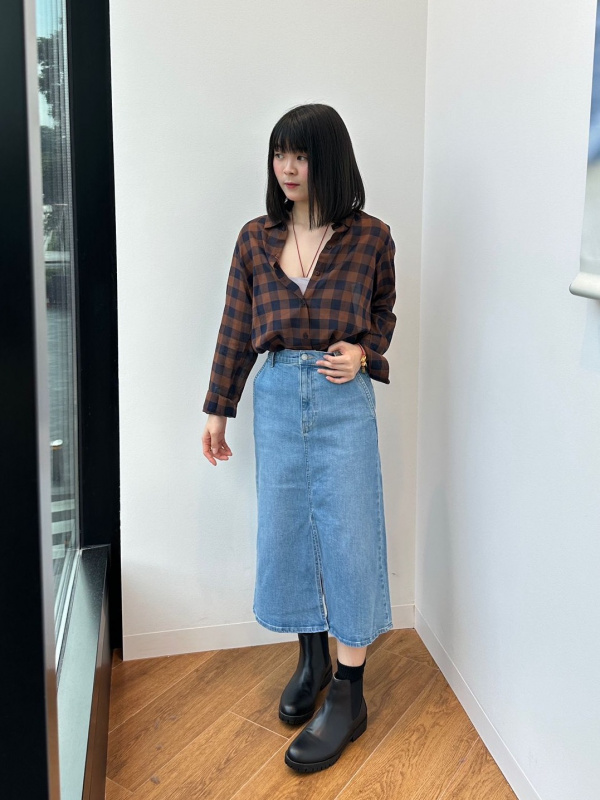 Uniqlo jeans hot sale skirt