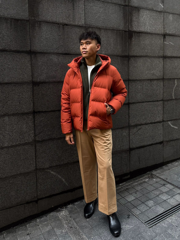 Uniqlo cheap orange jacket