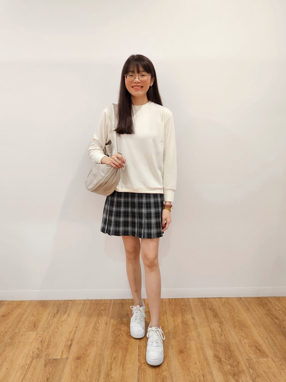 Check styling ideas for「GIRLS Checked Pleated Skort」| UNIQLO IN