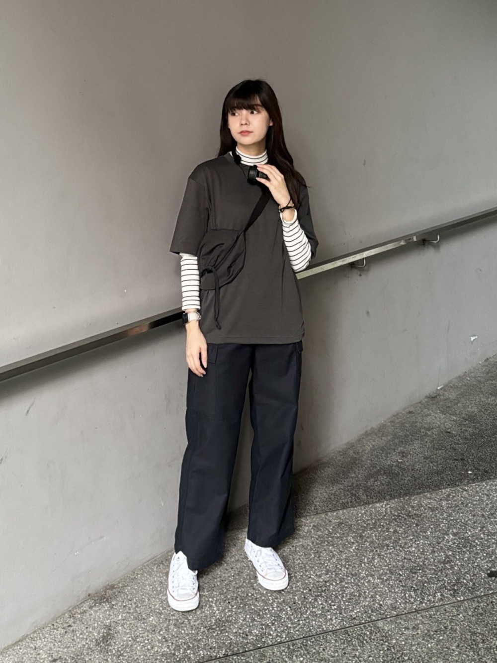 Check styling ideas for「Sweatpants、Soft Knitted Fleece Crew Neck  Long-Sleeve T-Shirt」