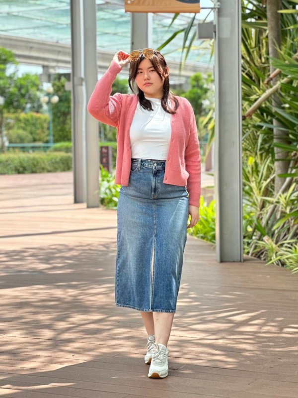 Uniqlo jeans sale skirt