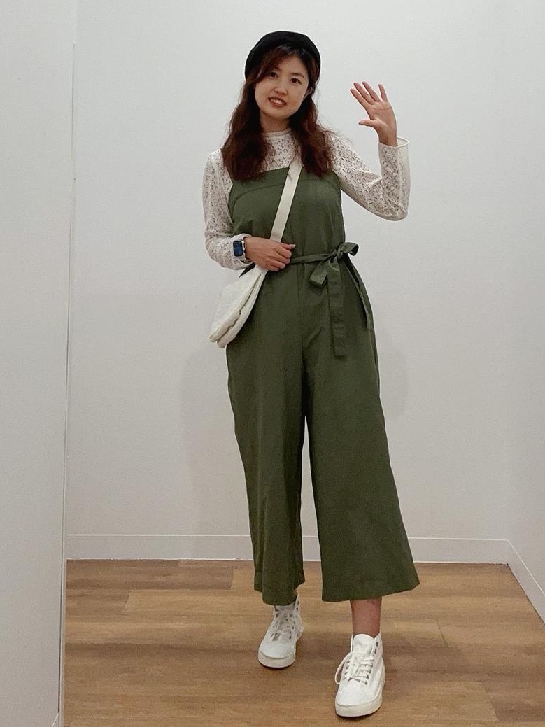 Check styling ideas for「Linen Blend Jumpsuit」