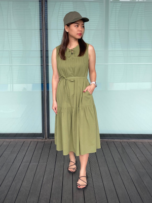 Women's Light Cotton Sleeveless Dress