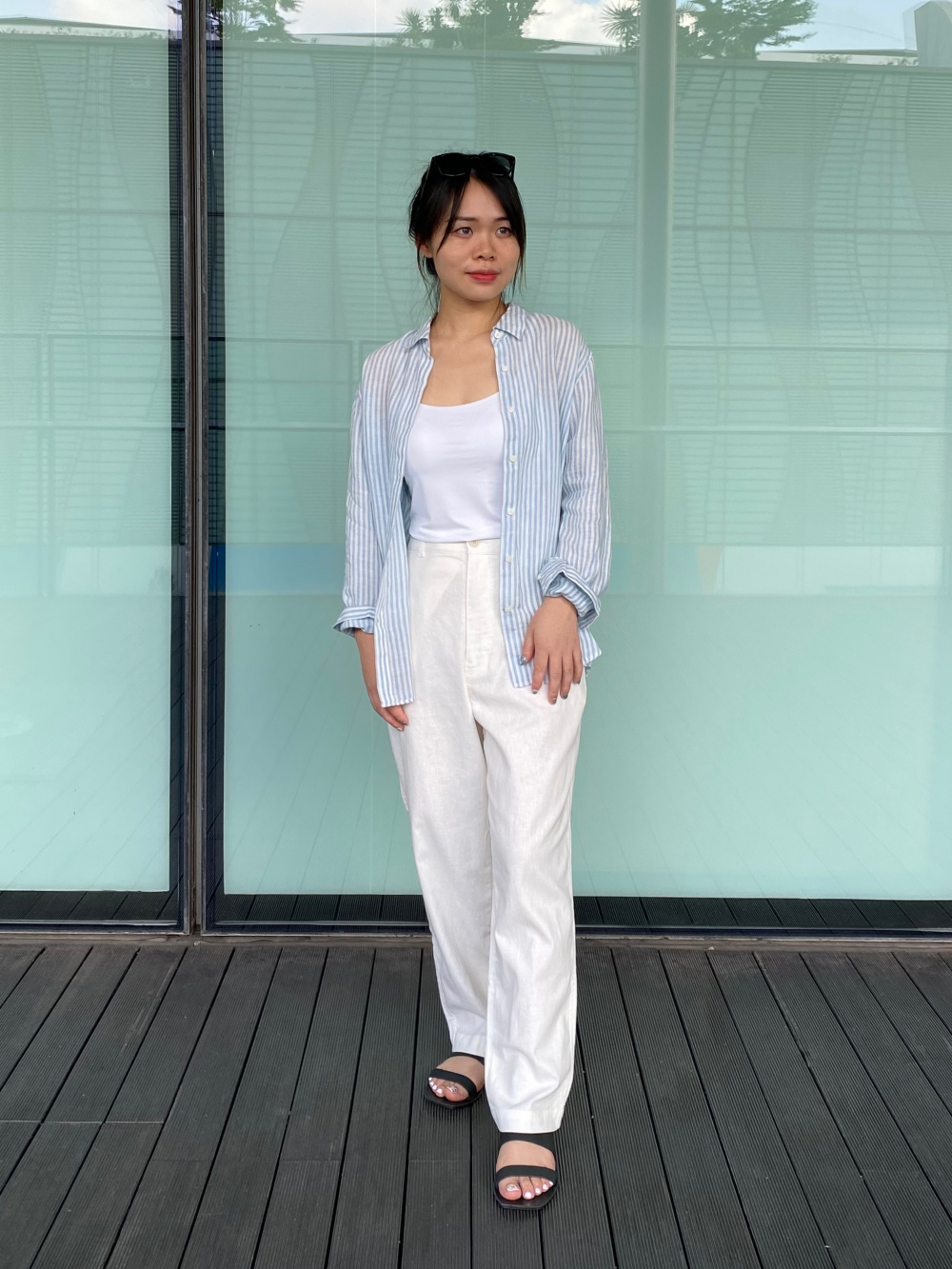 Check styling ideas for「AIRism Bra Camisole、Relaxed Tailored Jacket」