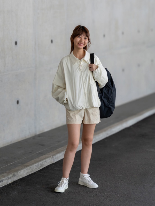 WOMEN'S VOLUME SLEEVE COCOON BLOUSON | UNIQLO PH