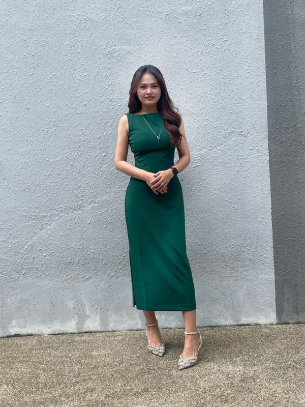 WOMEN'S CREPE JERSEY SLEEVELESS DRESS | UNIQLO SG