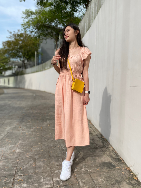 Uniqlo pink dress sales