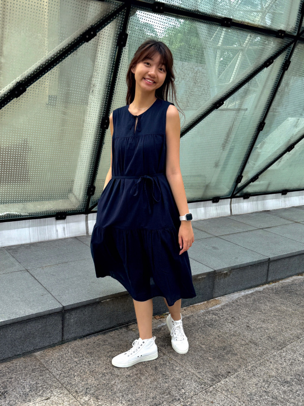 uniqlo light cotton sleeveless dress Women's Light Cotton Dress (Sleeveless)