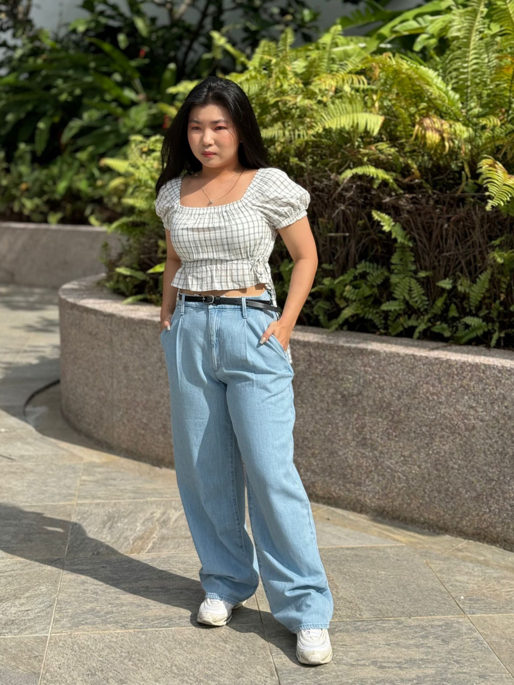 Uniqlo cropped sales