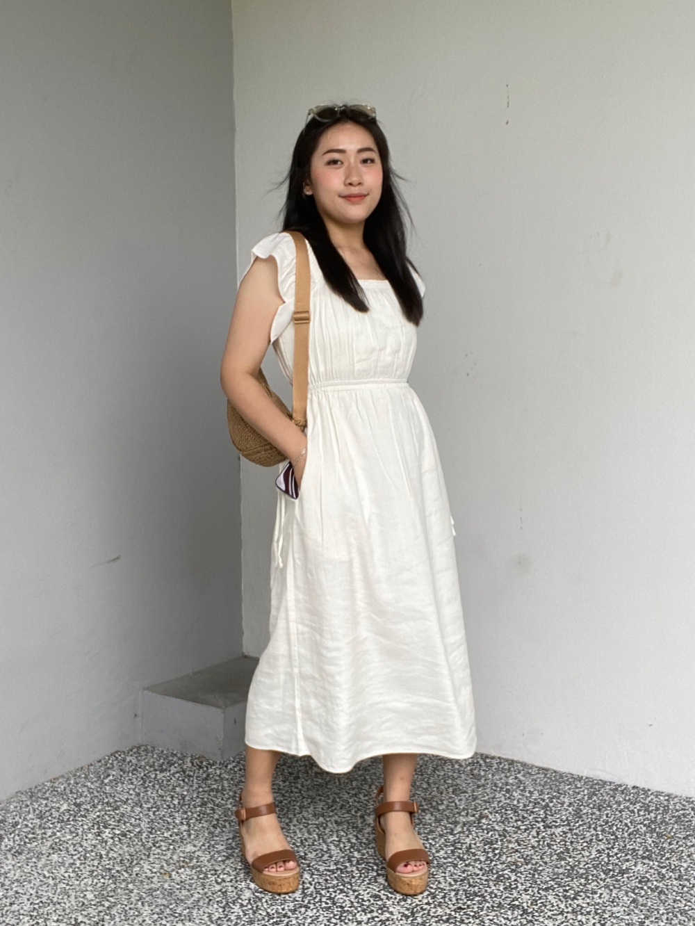 Mulmul Supima Cotton Irena White Pant