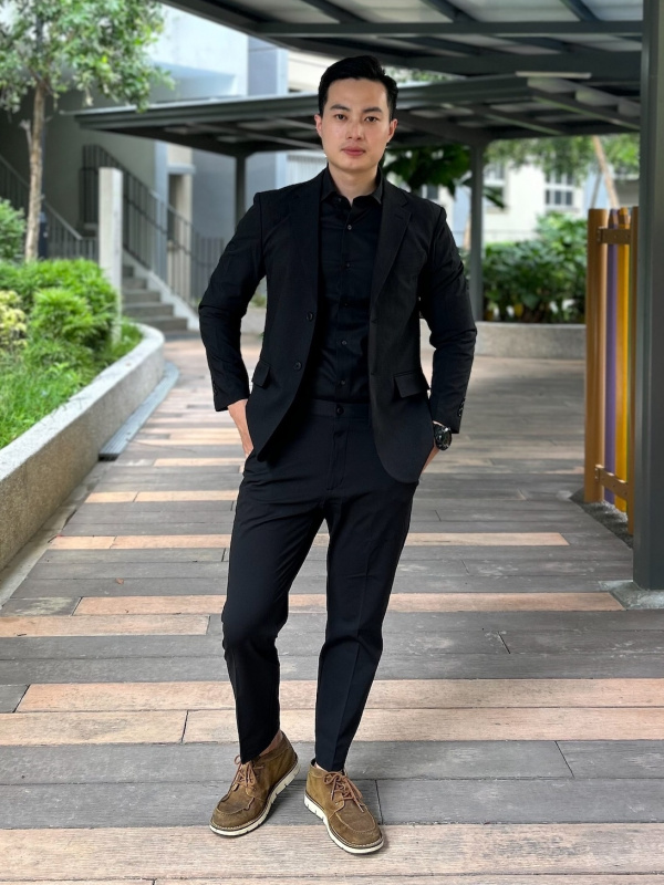 An outfit using Miracle Air Jacket (AirSense Jacket) (Wool Like