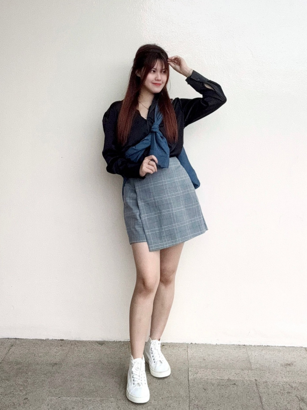 未使用タグ付きハーリップトゥEtoile Block Check Skort 未使用タグ付きハーリップトゥEtoile Block Check Skort