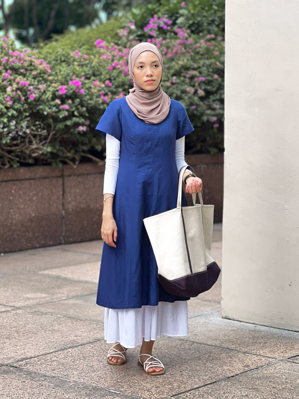 Check styling ideas forLinen Blend Square Neck Short Sleeve Dress| UNIQLO  PH