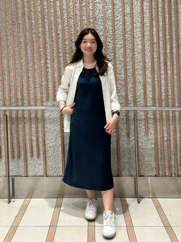 Camisole Uniqlo Satin Jersey Dress Check Styling Ideas ForCotton Knit  Sleeveless DressJersey Relaxed Jacket